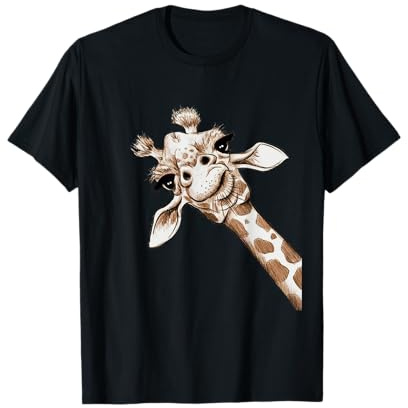 Love Giraffe Women's Wildlife Giraffe Lovers Tee for Children Girls T-Shirt