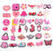 Anten Pink Schuh Charms Crocs Anstecker Goth und Karikatur Dekoration Zubehör Langlebige Wasserdichte Anstecker Stecker, Geeignet für Weihnachts-, Party- und Geburtstagsgeschenke