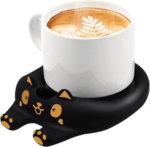 Mug Warmer,Coffee Warmer for Desk Candle Warmer Auto Shut Off,Coffee Cup Warmer with 3 Temp Settings,Electric Beverage Warmer Plate for Coffee,Tea,Water Milk and Cocoa with Type G For UK Sale Only