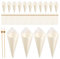 iplusmile 200 Piezas Conos De Alimentos Y Coctel Coctel Conjunto Conos De Embutidos De Madera Cono De Helado De Madera Conos De Aperitivo Brochetas Conos De Chips