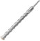 SDS Plus - Broca para martillo perforador profesional de 32 mm x 350 mm, con 4 cortes de metal duro, acero de aleación dura, SDS Plus, broca para taladrar en piedra, piedra natural, hormigón, pared de