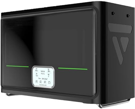 FHRKA Boîte sèche de Filament d'imprimante 3D, déshydrateur de Filament à 4 bobines avec écran Tactile LCD, contrôle Automatique de l'humidité, Conception à 3 Ventilateurs (White)