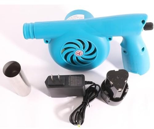 JOUFNING Soffietto per Camino Elettrico, Ventilatore da Cucina Portatile per Esterni, Ventilatore per Avviamento A Carbone, Soffiatore d'Aria per Barbecue Senza Fili
