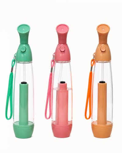 GEVECORI Brumisateur d’Eau Portable, Lot de 3 Vaporisateurs Manuels | Brume fine, réutilisable, avec dragonne, fonctionnement mécanique, pour visage, corps, plage, voyage et journées chaudes