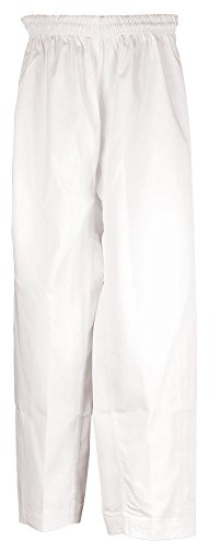 Tiger Claw Martial Arts Pants White Poly/Cotton #5