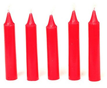 Legler 1974 - Kerzen, 36-er Set, rot