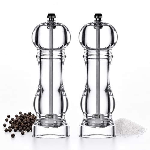 Premier Housewares 0508994 Ensemble Sel et Poivre en Acrylique Transparent