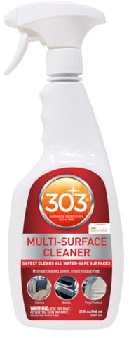 303 Products Multi-Surface Cleaner Spray, Residue-Free Cleaning for Vinyl, Fabric, Plastic & More – Safe on All Water-Safe Surfaces, Sunbrella Recommended, 32 oz