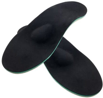 Green Feet Orthopädische Einlegesohle I 5mm Schuheinlage bei Senkfuß, Hohlfuß, Spreizfuß und Fersensporn I Gewölbe