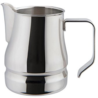 ILSA Cappuccino-Milchkännchen aus Edelstahl, 18/10 Tassen 9, 75 cl, Stahlfarben
