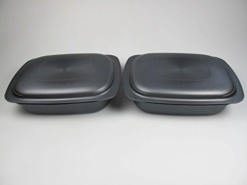 TUPPERWARE UltraPro 3,3L Bräter (2) Ultraflach Kasserolle Ultra Pro flach P 25927