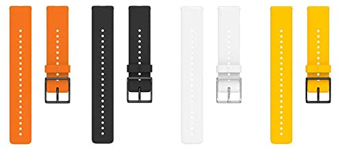 Polar Silikon-Armband, Schwarz S,20mm