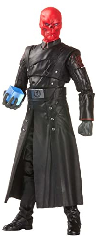 Hasbro Marvel Legends Series MCU Disney Plus Red Skull Marvel Action-Figur, 1 Accessoire und 1 Build-A-Figure Element | Marvel Legends Disney+ Actionfigur BAF Khonshu - Red Skull 15,2 cm