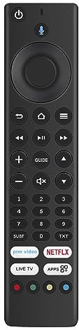 Replacement Voice Remote Control RM-C3253 Fit for JVC & Bush Fire TV Edition Smart 4K HDR LED TV LT-40CF890 LT-43CF890 LT-43CF890A LT-49CF890 LT-50CF890 LT-55CF890 LT-65CF890