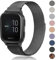 Amzpas Armband kompatibel mit Amazfit GTS 4 Mini/GTS 3 / GTS 2 / GTS 2 Mini/GTS 2e, Edelstahl Metall Ersatzarmband mit Starken Magneten für Amazfit Bip/Bip lite/Bip U Pro/Bip 3 / Bip 3 Pro