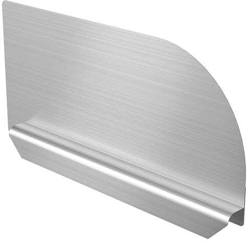 GSW SP-SH1810R Stainless Steel Insert Type Splash Guard for Commercial Restaurant Hand Sink and Compartment Prep Sink, ETL Certified (22L x 11H Right)