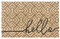 Hanse Home Felpudo de Coco para Interior de 45 x 75 cm – Felpudo para Exteriores, diseño de Coco, Resistente a la Intemperie, Antideslizante, para Entrada y Exterior Protegido, Color Natural