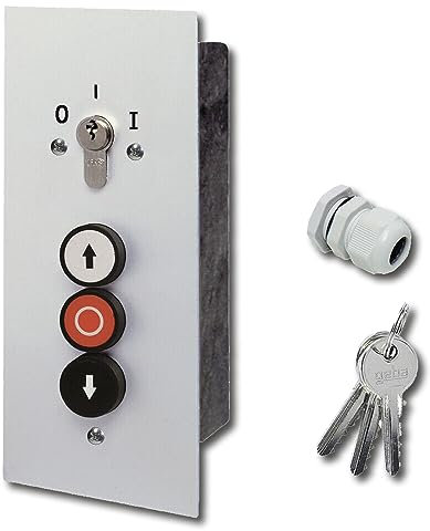 Schlüsselschalter Unterputz Schlüsseltaster GEBA S-EPZ 4-1R/2 Tor Antrieb Motor