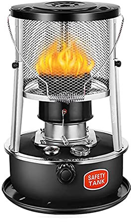 Samnuerly 4.5L Portable Outdoor Kerosene Stove Non Electric Durable Convection Kerosene Wick Heaters Burner for Pergola Office Camping, 360° Surround Heating Kerosene Heater