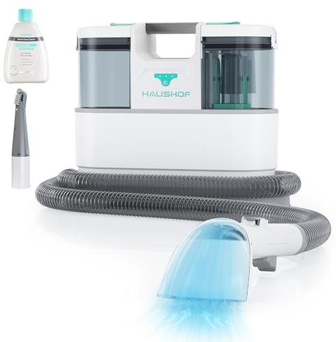HAUSHOF StainZapper Air Carpet Cleaner Machines Cordless, 24V Spot Carpet Washer, Portable Upholstery Cleaner, Lightweight Stain Remover with Deep Cleaning for Pet Stains, Couch, Car Seats
