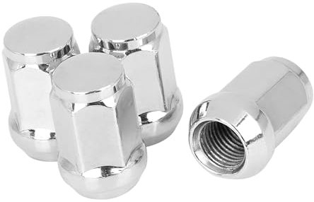 A ABSOPRO Dadi per Ruote M14x1.5 Cromati a Cono Sferico per Auto (Confezione da 4)