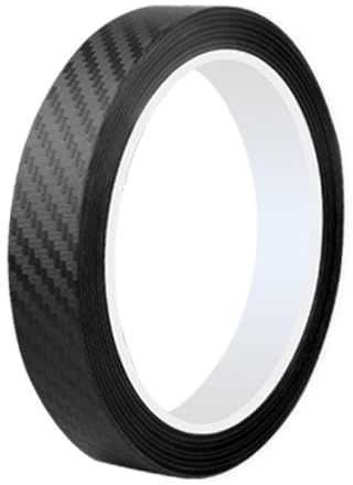 Visxcnu Auto Carbon Folie Einstiegsleisten Schutz Aufkleber 3cmx3m Mix Size Innenraum Außen Selbstklebend Ladekantenschutz Rolle, Karbon Autofolie Schutzfolie,Detaillierung Vinyl-Wickelband