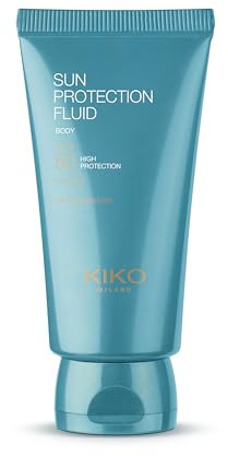 KIKO Milano Sun Protection Fluid Body Spf 50, Feuchtigkeitsspendende Sonnencreme Mit Lsf 50 Und Hyaluronsäure. Schützt Vor Uva- Und Uvb-Strahlen