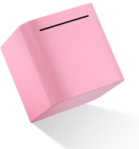 Spardose Groß Edelstahl Die Zum Öffnen Zerbrechen Müssen Spardose Für Erwachsene Rosa Geldspardose Geld Sparen für Traumreisen Und Wünsche