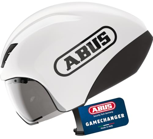ABUS Zeitfahrhelm Gamechanger TT 1.1 - aerodynamischer Fahrradhelm für sportliches Fahren - Triathlon, Zeitfahren und Bahnradfahren - für Damen und Herren