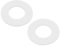 2 Pack 816.418.00.1 Flush Valve Base Sealing Washer Compatible with Geberit,Ideal Standard Toilet Flush Valve Seal Ring Replacement Gaskets Parts Silicon Clear Washers Repair Rubber Seal Diaphragm