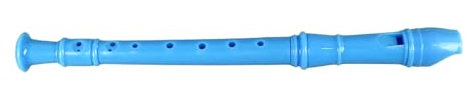 Sopranblockflöteninstrument Sopranblockflöte, Sopranblockflöteninstrument 8-Loch-ABS-Flöte für Kindermusikblockflöteninstrument mit Komplettem Setup (BLUE)