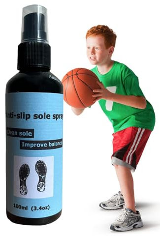 Basketball Grip Spray - 100ml Non Slip Spray for Shoes | Shoe Protector Spray | Spray for Basketball Shoes, Shoes Sole Protector Improves Traction, Cleans & Rejuvenates Shoe Soles