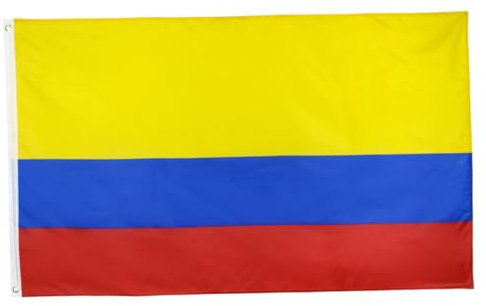 CANIGHT Bandera Nacional Colombia Decorativa Para Exteriores Resistente Al Desgaste