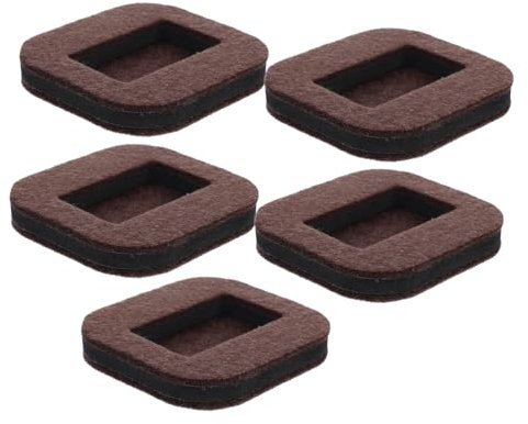 Veemoon 5pcs Slip Mat Furniture Wheel Felt Pads Chair Leg Holders Protect Floors Slip Pad Couch Felt Furniture