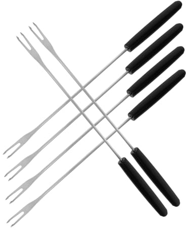 Healifty 6pièces Fourchettes à Fondue Avec Manche Pour Fromage Chocolat Fruits Outil De Cuisine Et Pratique