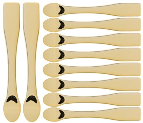 ULTECHNOVO 10 Cucharas Aplicadoras ABS para Crema Facial y Mascarilla Espátulas Reutilizables para Maquillaje Herramienta Ligera para Extracción de Cosméticos