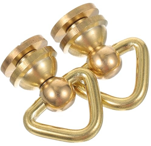 ULTECHNOVO Rivetti in Ottone Decorazione Solida per Pelletteria d 2 Accessori per Borse e Scarpe per Braccialetti in Pelle