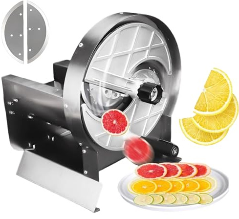 Affettaverdure professionale, mandolina con grande scivolo, 6 ventose, impermeabile, per limoni e altro