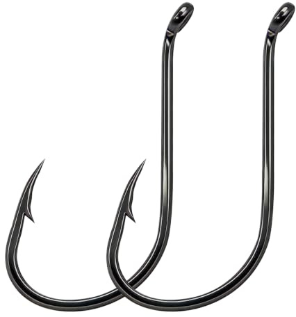 9KM DWLIFE hameçons de pêche Lot de 50 Octopus hameçon Peche en mer 5/0#