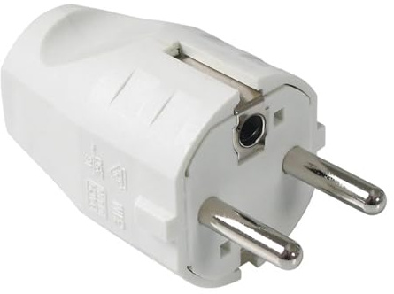 Bachmann Stecker Montagestecker Schutzkontakt, 910200,Weiß