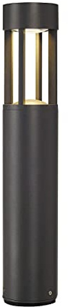SLV LED Pollerleuchte SLOTS 45 | Design Außen-Standleuchte, stilvolle Außenbeleuchtung | Outdoor LED Wegeleuchte, Außen-Leuchte, Weg-Beleuchtung, Garten-Lampe Strahler | LED Inside 6,3W