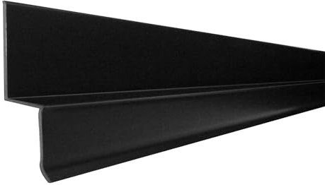 Fassadenprofile 2m Moulure de finition 2m Noir, Profilé de Transition et Protection Murale