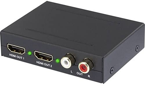 2 porte audio estrattore [HDMI - HDMI, Cinch-RCA, Toslink] 1920 x 1080 Pixel SpeaKa Professional SP-AE-HDCT-2P
