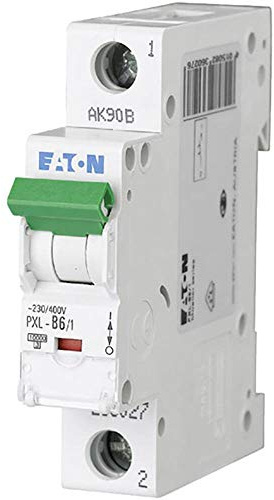 Eaton PXL, S200 MCB Leitungsschutzschalter Typ C, 1-polig 6A 400V, Abschaltvermögen 10 kA xPole DIN-Schienen-Montage