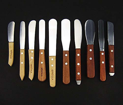 Earlywish 10pcs ha assortito la lamierina dentale del laboratorio della lamierina del metallo della lamierina di legno delle spatole