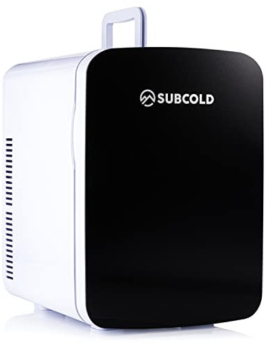 Subcold Ultra 15 Mini Fridge Cooler & Warmer | 3rd Gen | 15L capacity | Compact, Portable and Quiet | AC+DC Power Compatibility (Black)