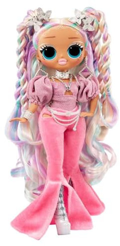 L.O.L. Surprise! OMG Fashion Show Hair Edition - TWIST QUEEN - 25 cm große Puppe mit mehreren Frisuren - Outfit, Styling-Werkzeug, Magic Mousse und mehr - Zum Sammeln - Für Kinder ab 4 Jahren