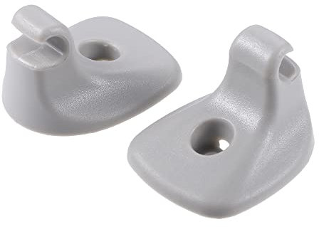 A ABSOPRO 2uds Gris Sol Visera Soporte Clip 1GW25DX9AA para Dodge para Chrysler