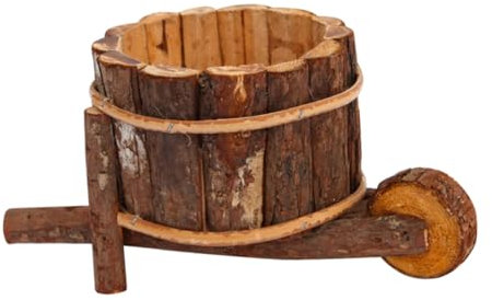 MOTHNUR Pot De Fleurs Plantes Pot Décoratif Brouette Jardinière Fleur Artificielle Ornementale Décoratif