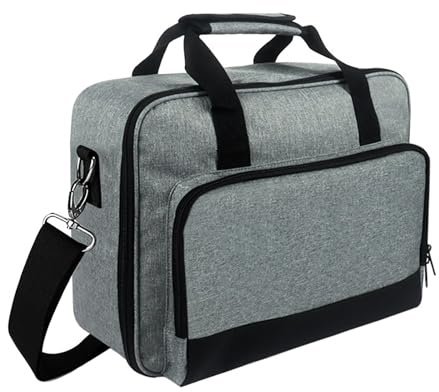 para proyectores - de Transporte Impermeable con Forro Interior Suave, Cremallera Resistente | Maletín portátil para Cine en casa, Escuela, presentación, reunión, Apto para Dispositivos